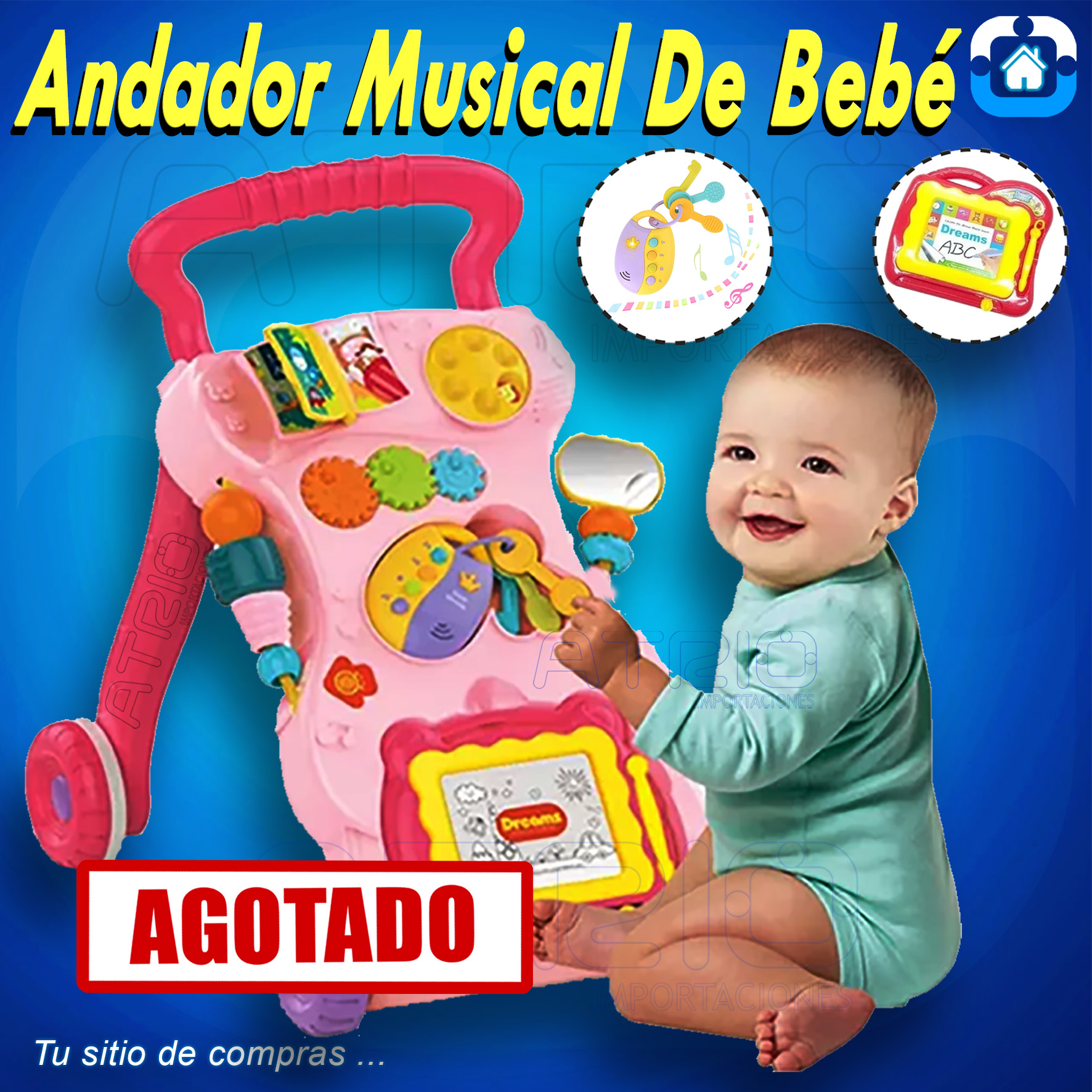 ANDADOR MUSICAL DE BEBE