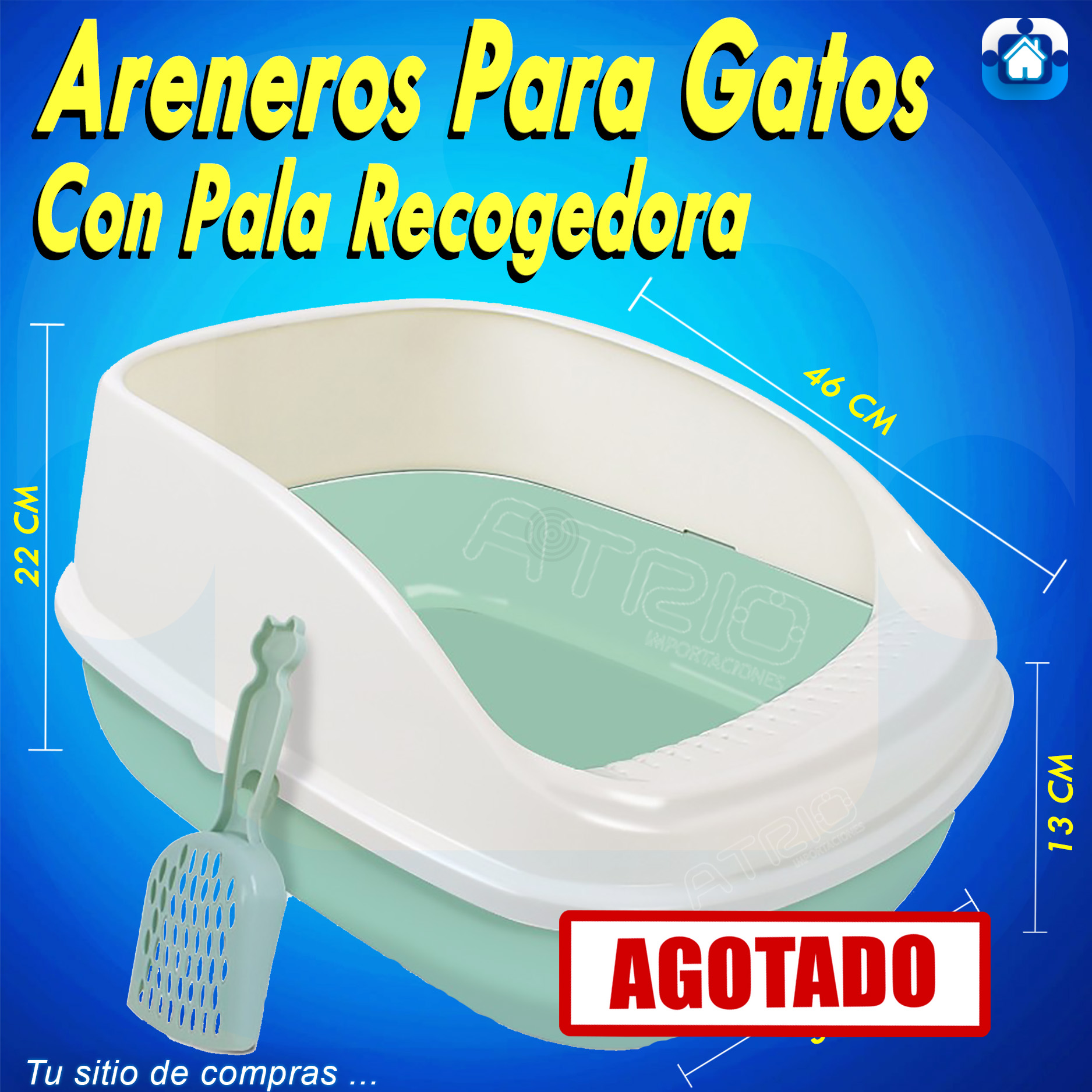 ARENERO GATOS CON PALA 2