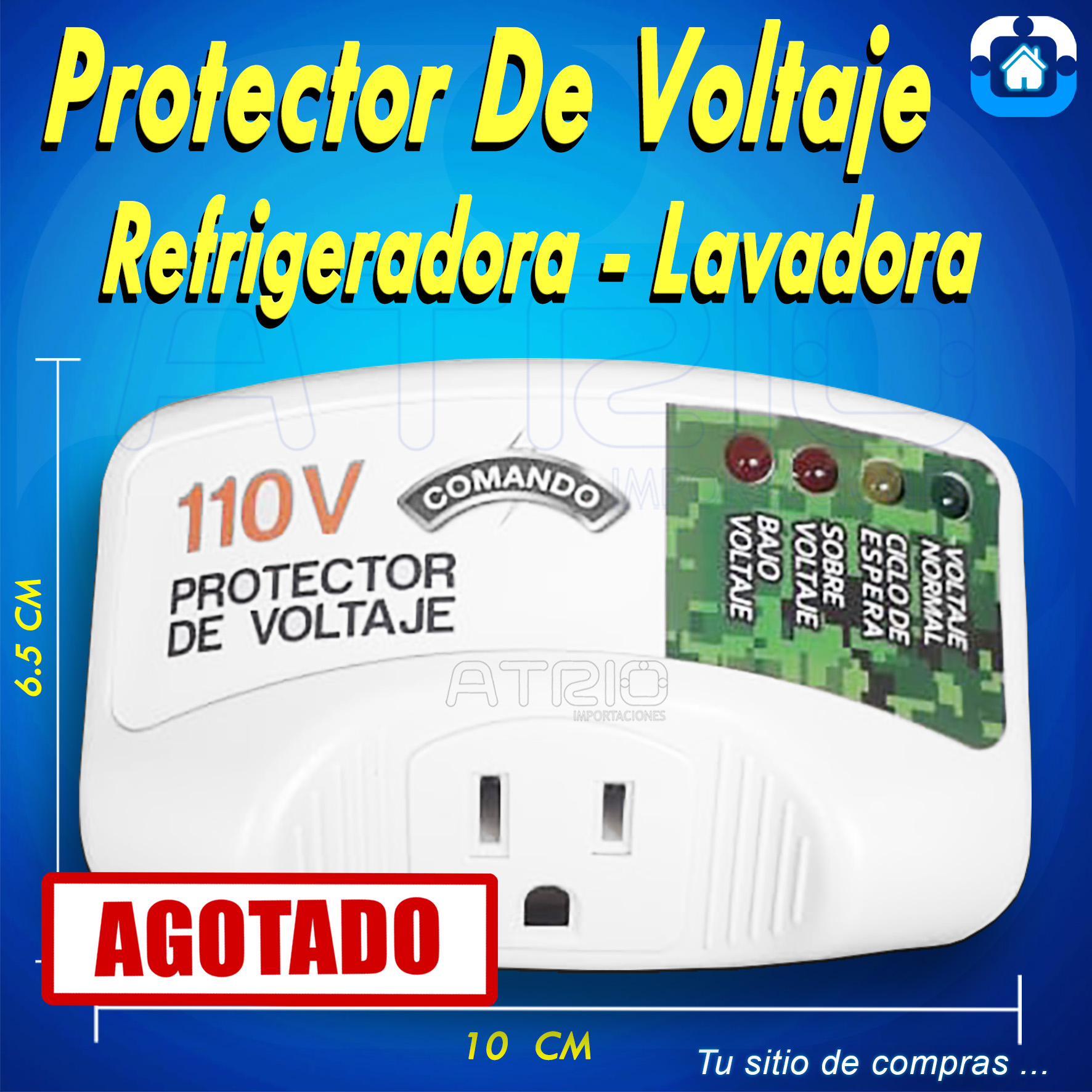 PROTECTOR DE VOLTAJE REFRIGERADORA Y LAVADORA