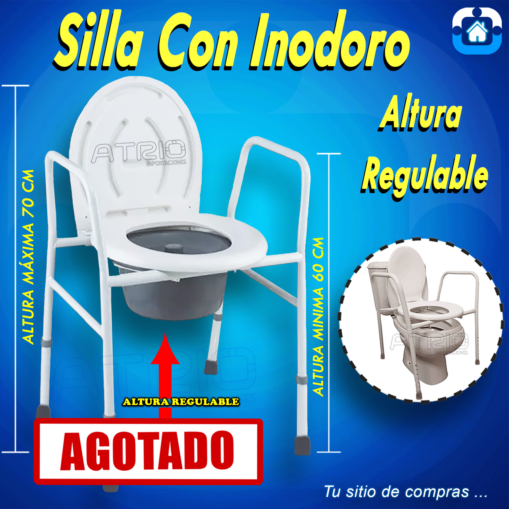 SILLA INODORO ESTATICA